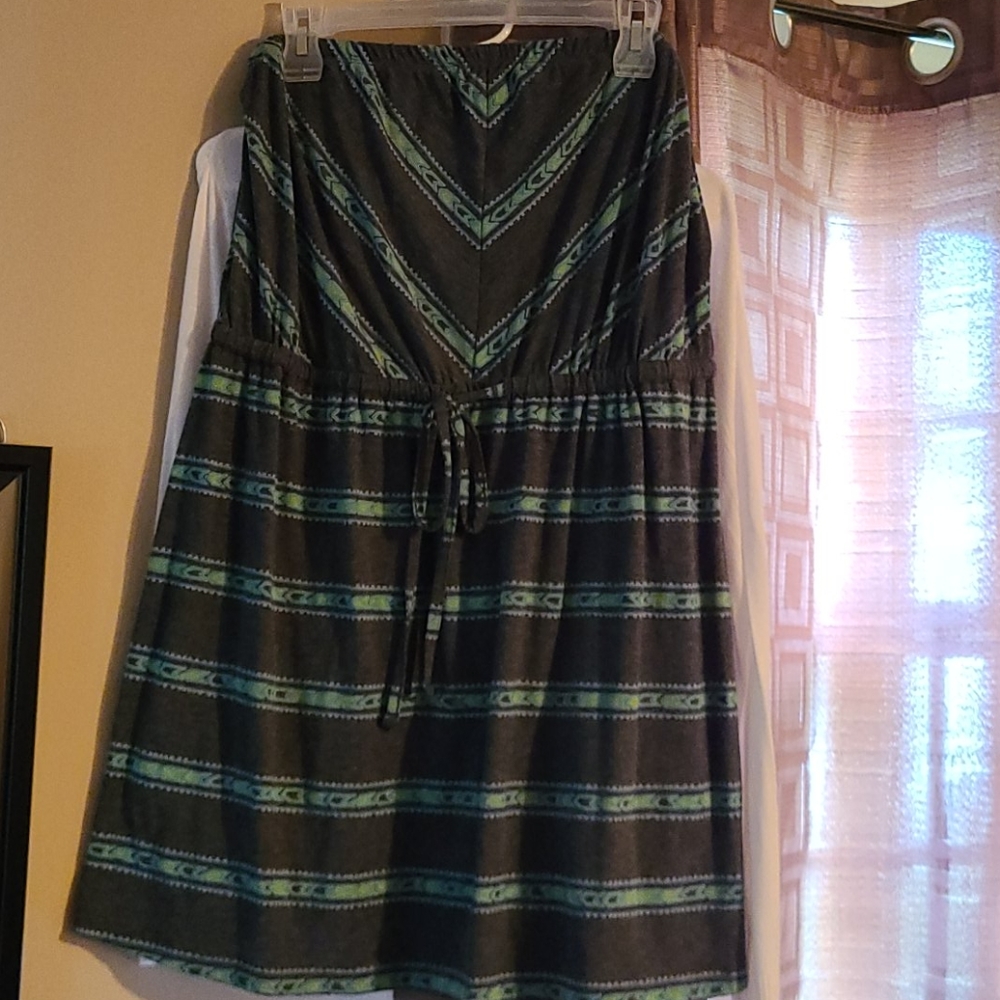 Strapless dress